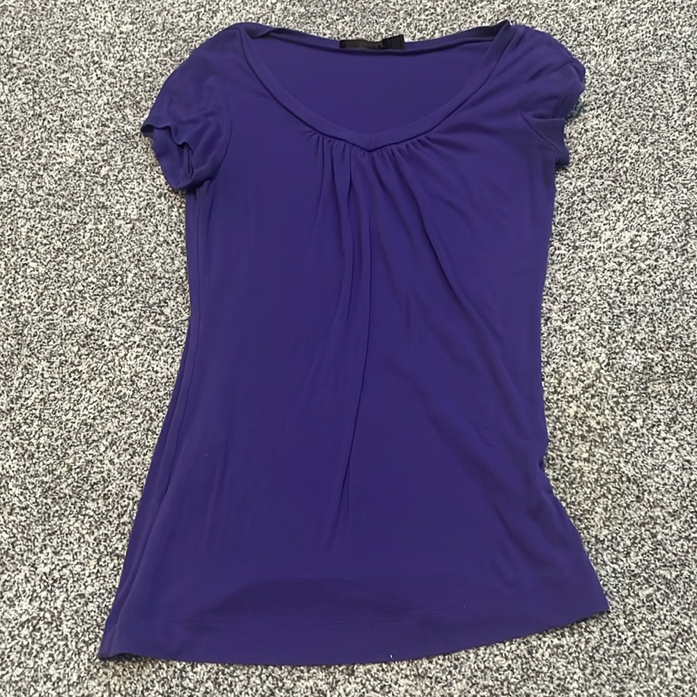 Size small, color is dark purple, brand is The Limited